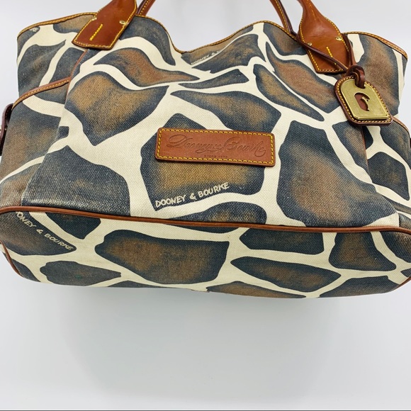 Dooney & Bourke Serengeti Giraffe Print Tote Bag - Picture 5 of 8